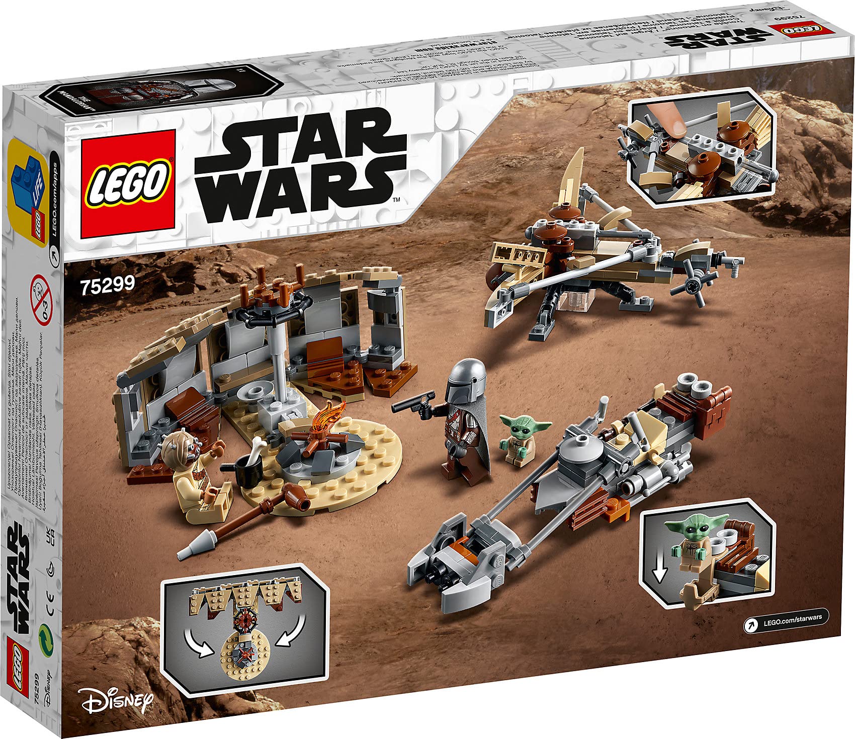 Foto 4 pulgar | Set De Construcción Lego 75299 Star Wars The Mandalorian Con Baby Yoda - Venta Internacional.