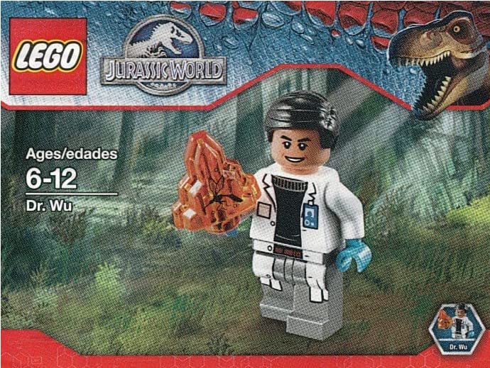 Minifigura Lego Jurassic World Dr. Wu - Venta Internacional.