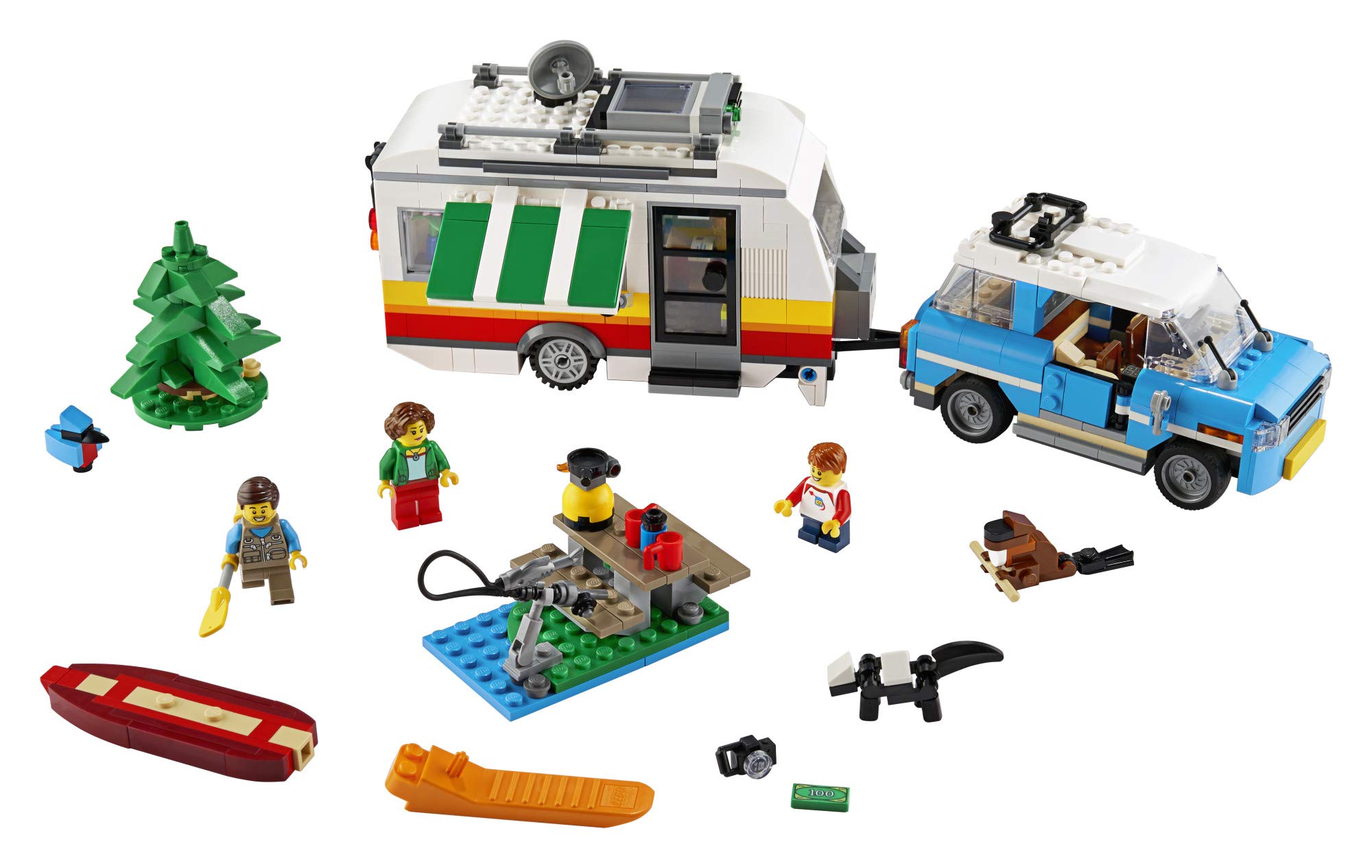 Foto 3 pulgar | Kit de Construcción Lego Creator 3 en 1 Caravan Family Holiday 31108 - Venta Internacional