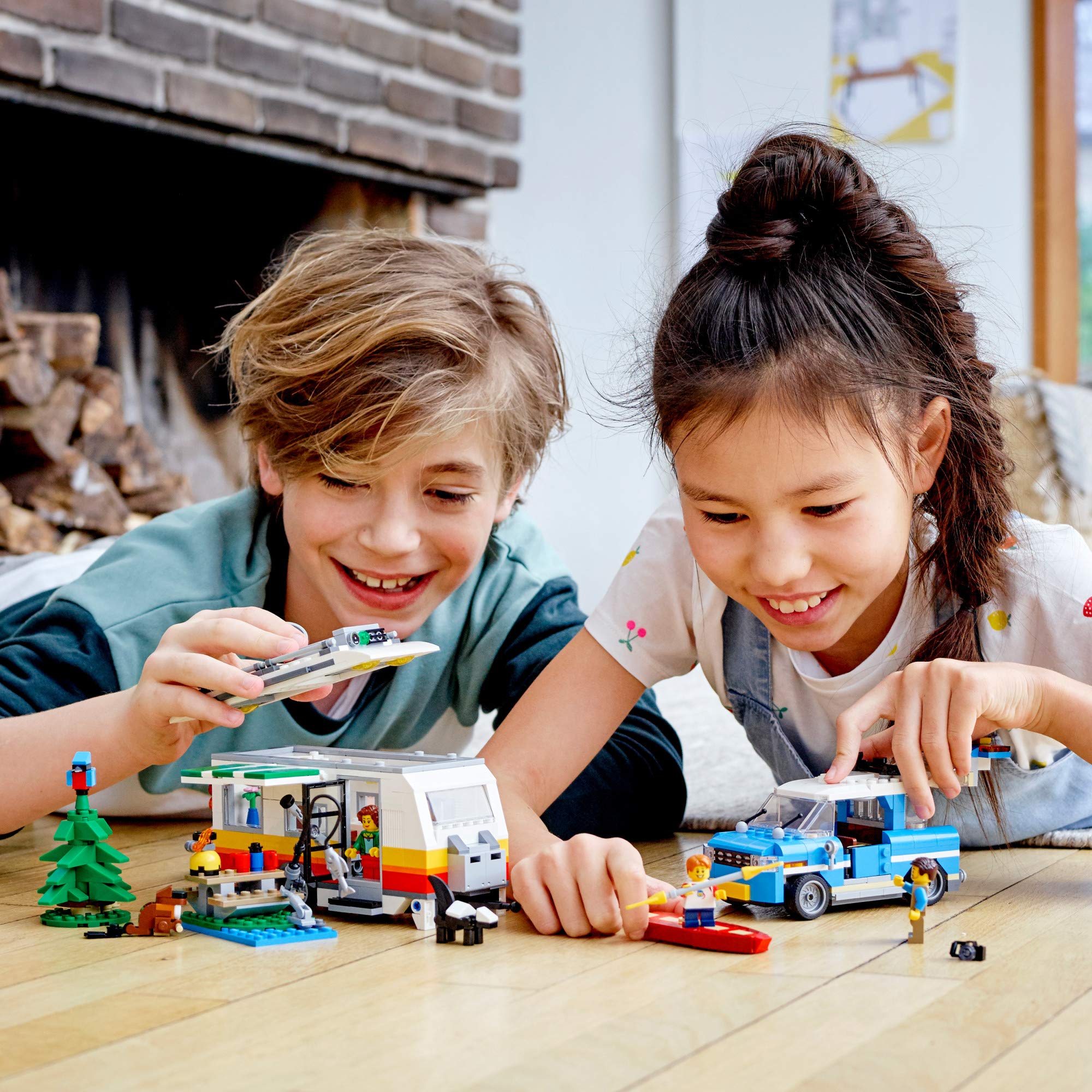 Foto 4 pulgar | Kit de Construcción Lego Creator 3 en 1 Caravan Family Holiday 31108 - Venta Internacional