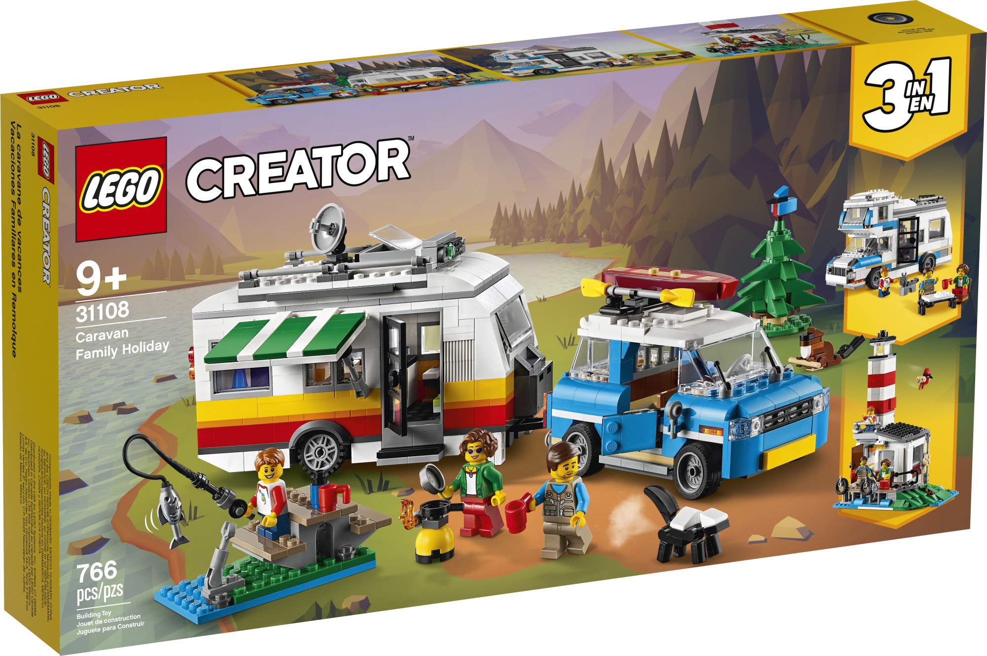 Foto 5 pulgar | Kit de Construcción Lego Creator 3 en 1 Caravan Family Holiday 31108 - Venta Internacional