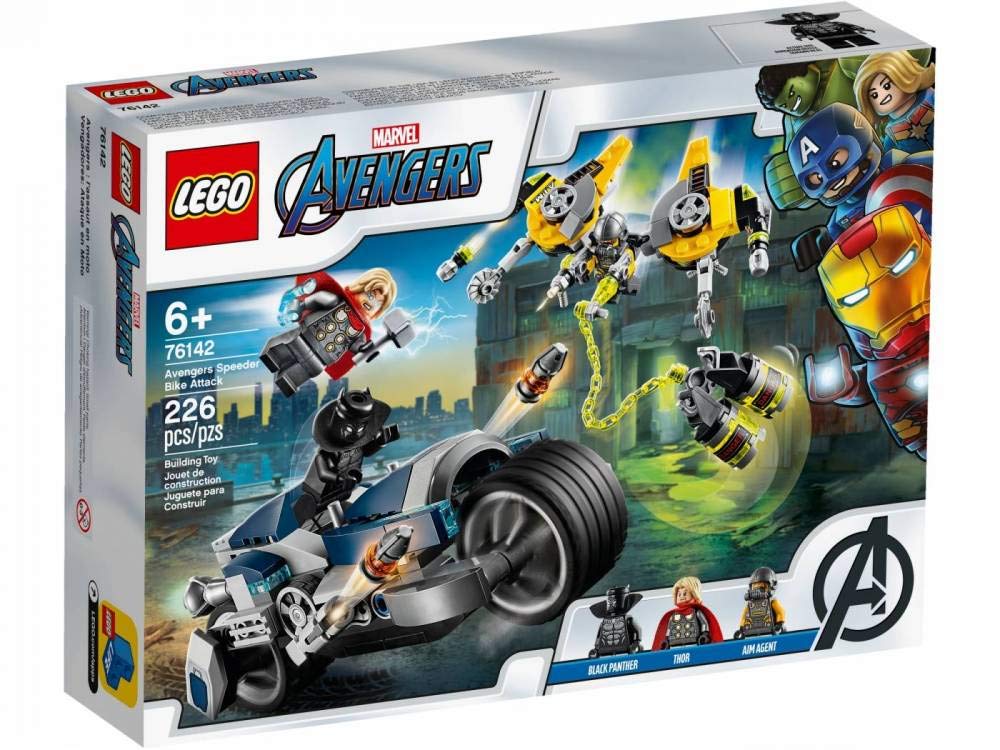 Juguete De Construcción Lego Marvel Avengers Speeder Bike Attack 76142 - Venta Internacional.
