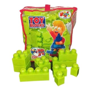 Foto 1 | Mega Blocks Chileno, Fabuloso Bloque Armable, 50 Piezas, Color Verde Manzana - Venta Internacional.
