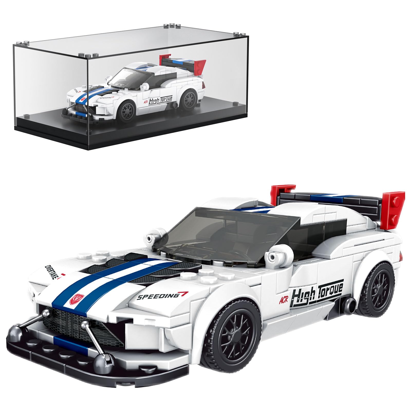Molde Para Juguetes De Construcción King Speed Champions Viper Con Vitrina - Venta Internacional.