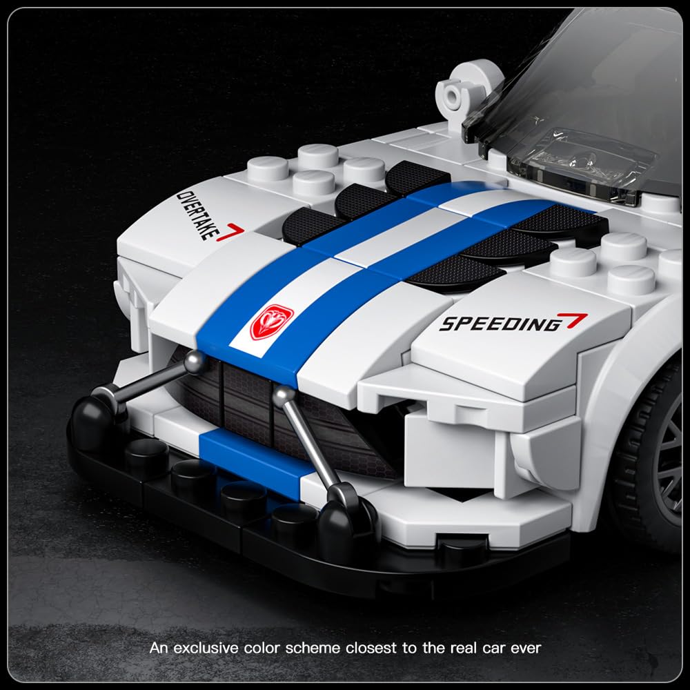 Foto 6 | Molde Para Juguetes De Construcción King Speed Champions Viper Con Vitrina - Venta Internacional.