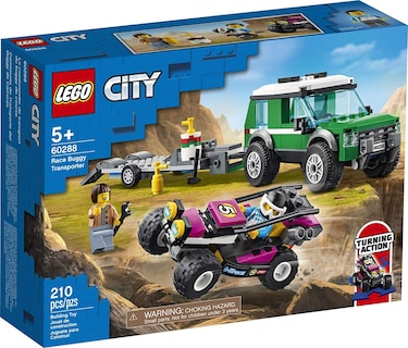 Foto 1 | Kit de Construcción Lego City Race Buggy Transporter 60288 (210 Piezas) - Venta Internacional
