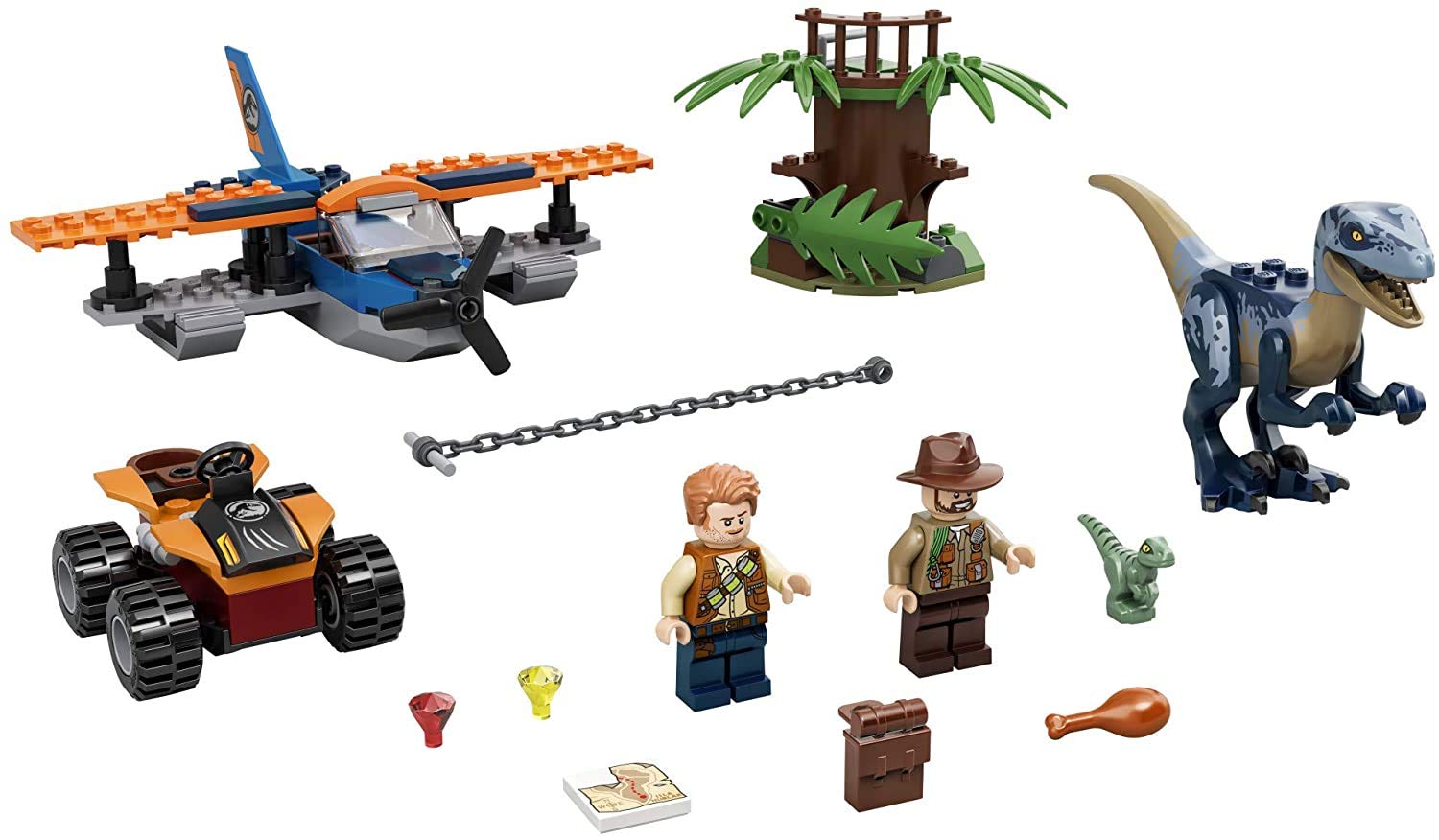 Foto 5 pulgar | Juguete Lego Jurassic World Velociraptor Biplane Rescue 75942 - Venta Internacional