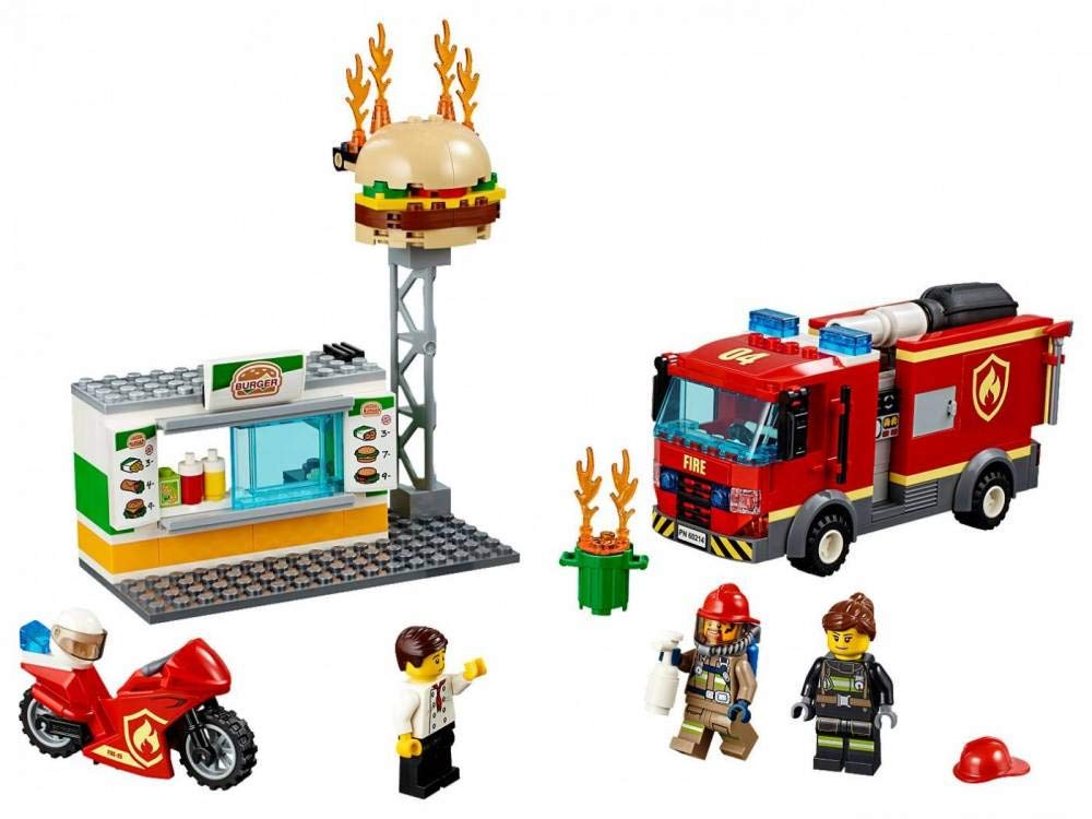Foto 3 pulgar | Kit de Construcción Lego City Burger Bar Fire Rescue 60214 (327 Piezas) - Venta Internacional