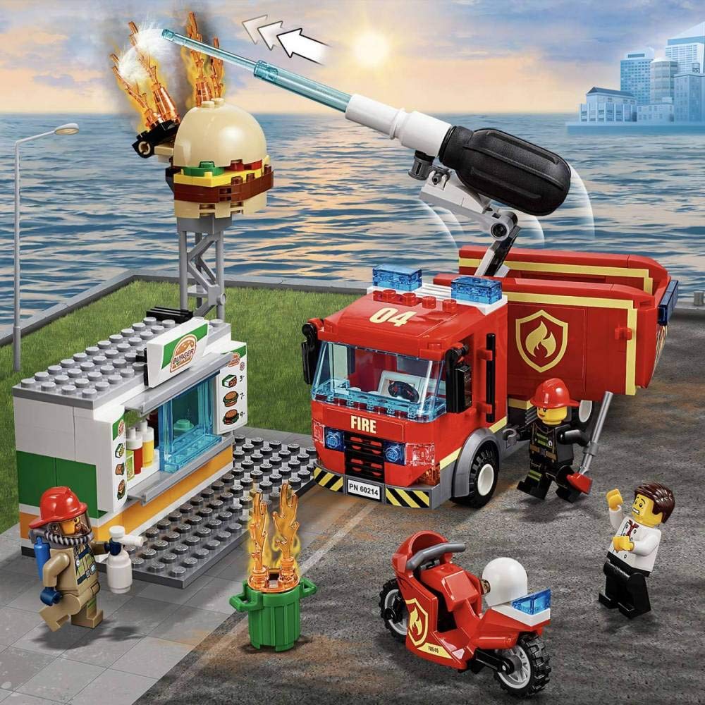 Foto 6 pulgar | Kit de Construcción Lego City Burger Bar Fire Rescue 60214 (327 Piezas) - Venta Internacional