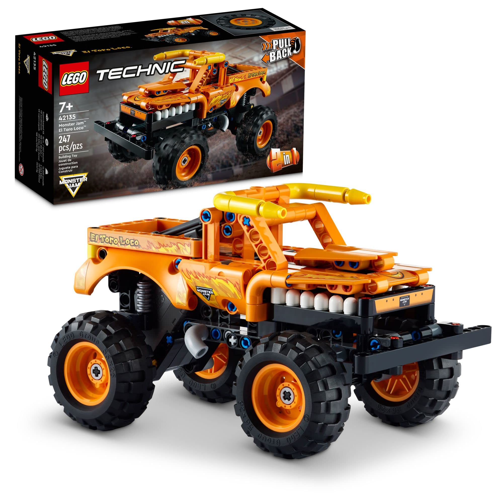Foto 1 | Juguete De Construcción Lego Technic Monster Jam El Toro Loco 42135 - Venta Internacional.