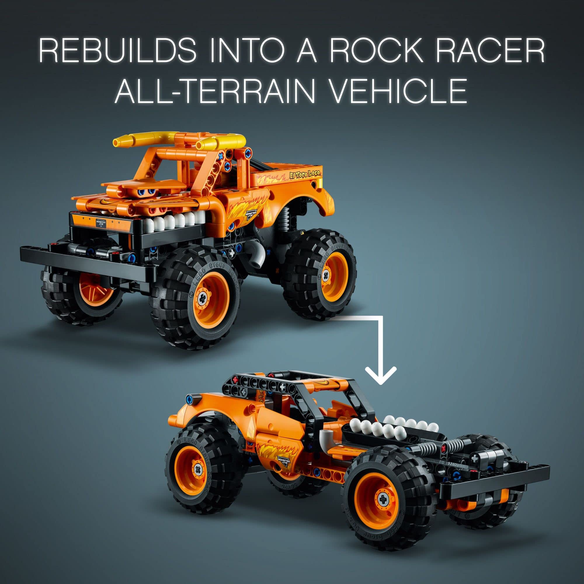 Foto 4 | Juguete De Construcción Lego Technic Monster Jam El Toro Loco 42135 - Venta Internacional.