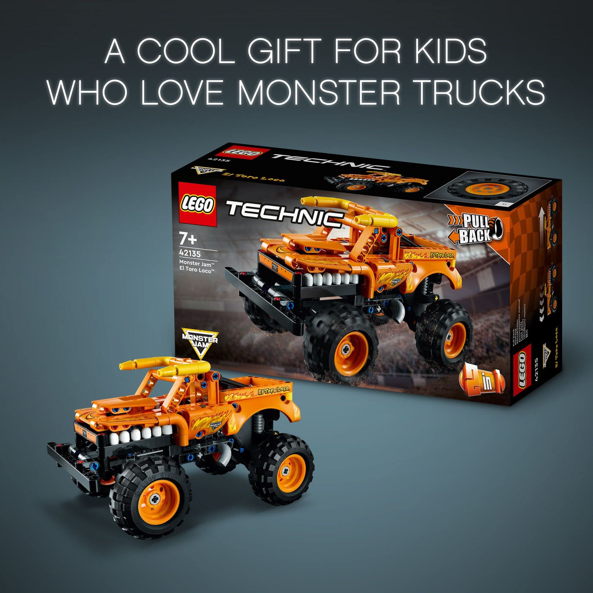 Foto 6 | Juguete De Construcción Lego Technic Monster Jam El Toro Loco 42135 - Venta Internacional.