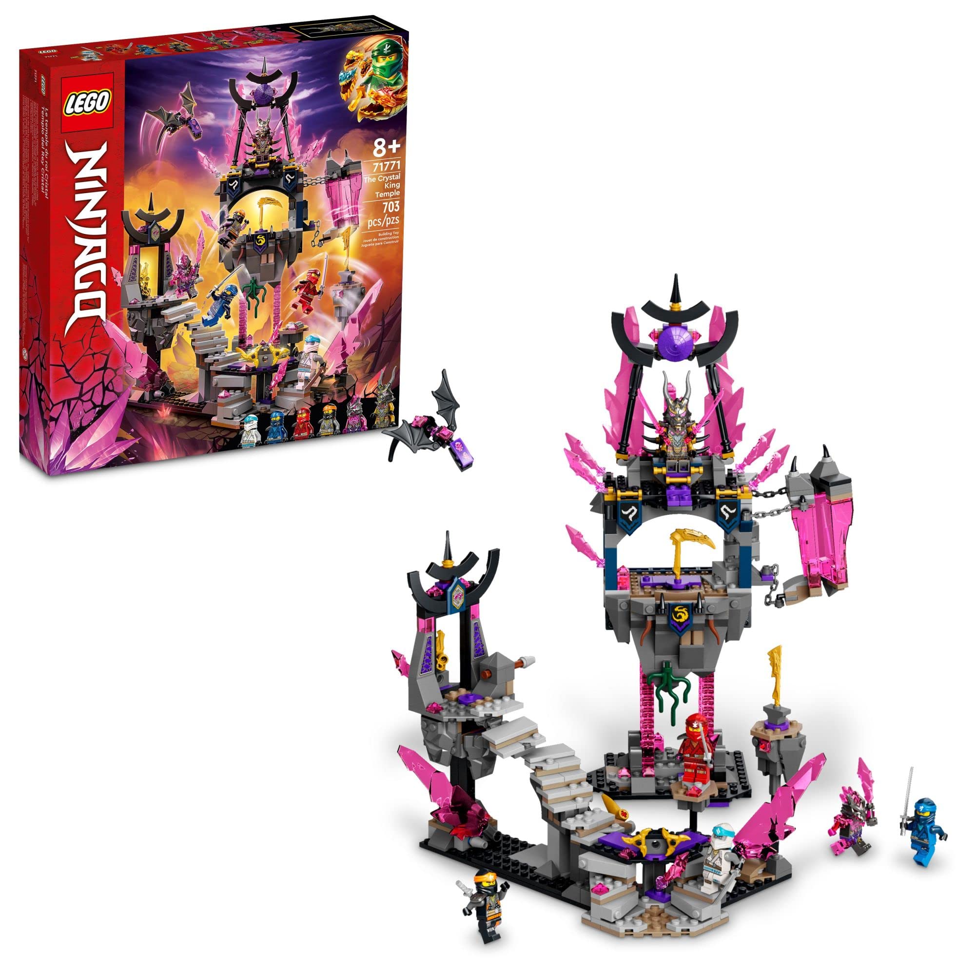 Set de Juego de Acción Lego Ninjago The Crystal King Temple 71771 - Venta Internacional