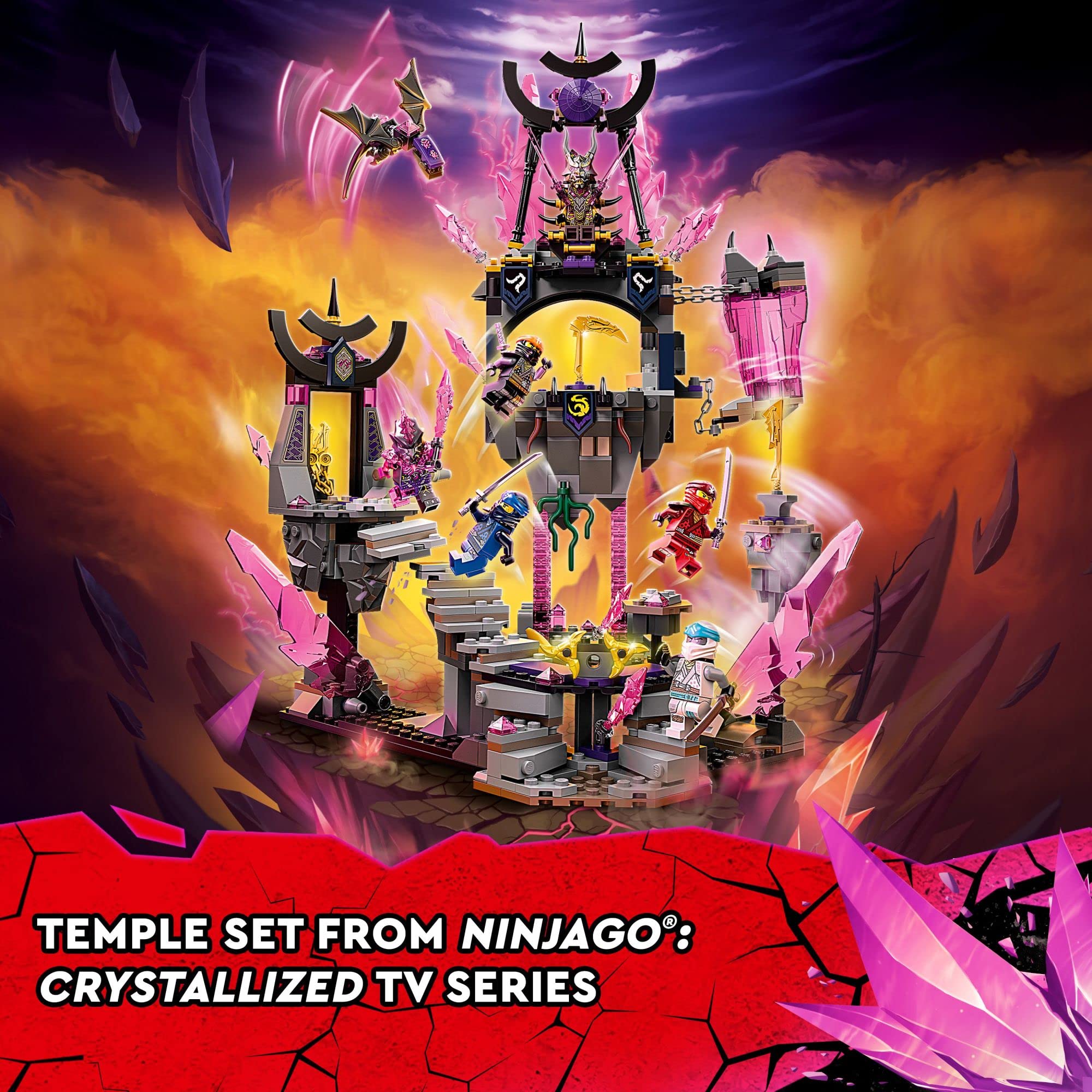 Foto 3 pulgar | Set de Juego de Acción Lego Ninjago The Crystal King Temple 71771 - Venta Internacional