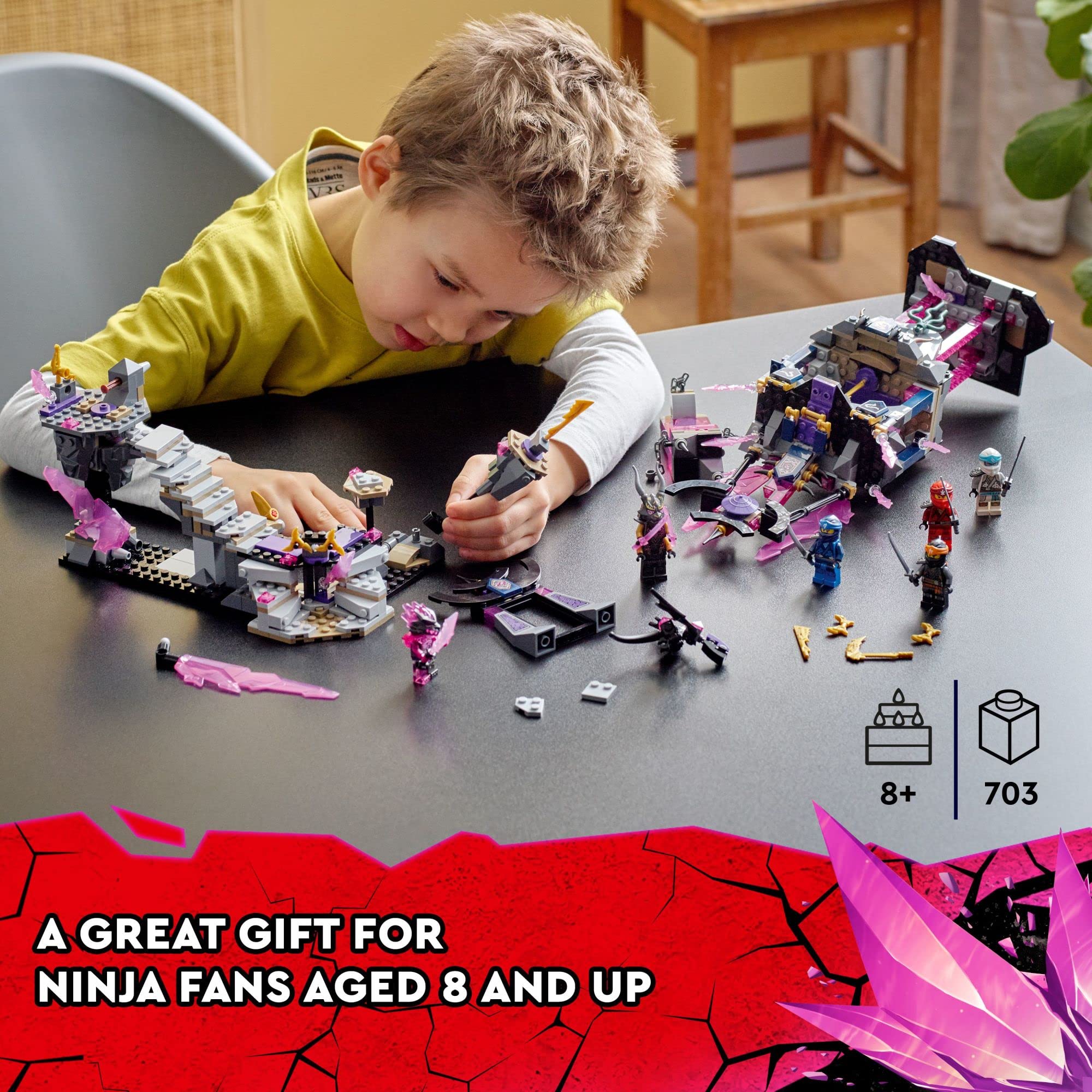 Foto 7 pulgar | Set de Juego de Acción Lego Ninjago The Crystal King Temple 71771 - Venta Internacional