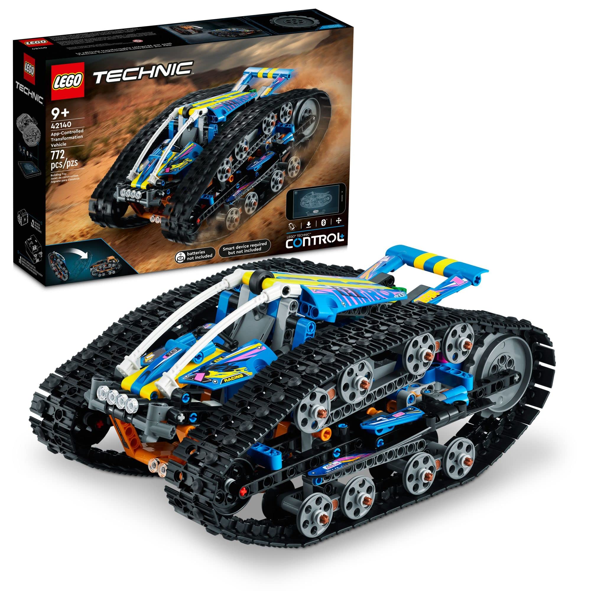 Kit De Construcción De Coches Lego Technic Controlado Por Aplicación 42140 - Venta Internacional. $7,521