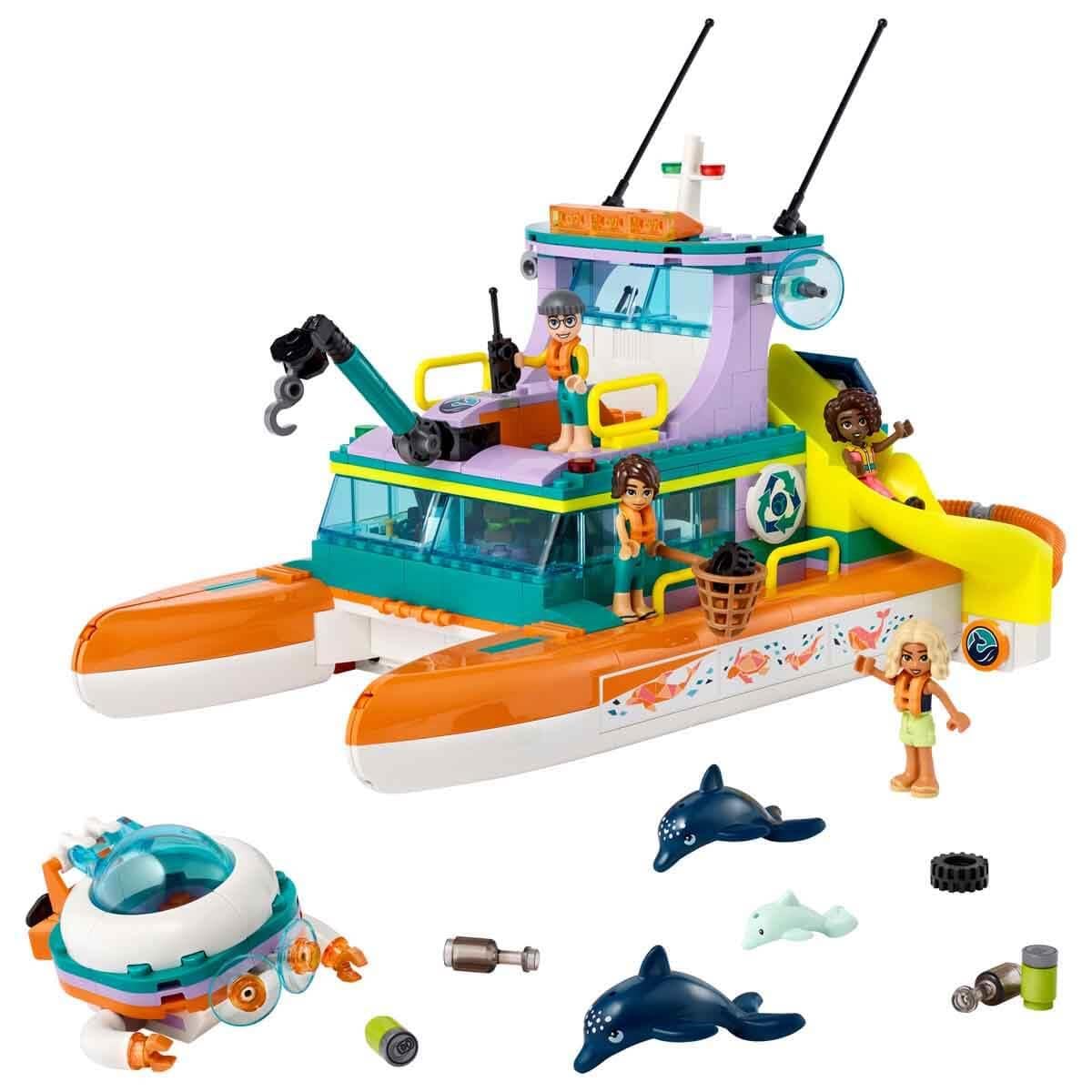 Foto 3 pulgar | Set De Bote De Rescate Marino Lego Friends De Juguete Con Figuras De Delfines Para Mayores De 7 - Venta Internacional.