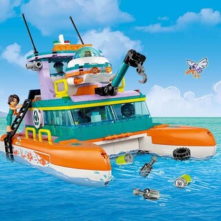 Foto 7 | Set De Bote De Rescate Marino Lego Friends De Juguete Con Figuras De Delfines Para Mayores De 7 - Venta Internacional.