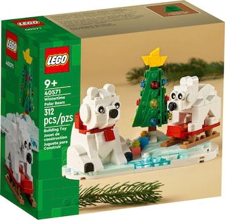 Foto 1 | Kit de Construcción Lego Wintertime Polar Bears 40571 Christmas - Venta Internacional