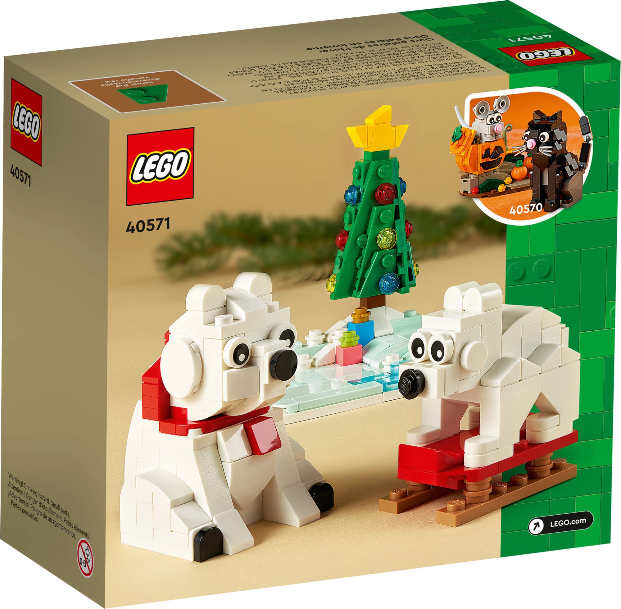 Foto 7 pulgar | Kit de Construcción Lego Wintertime Polar Bears 40571 Christmas - Venta Internacional