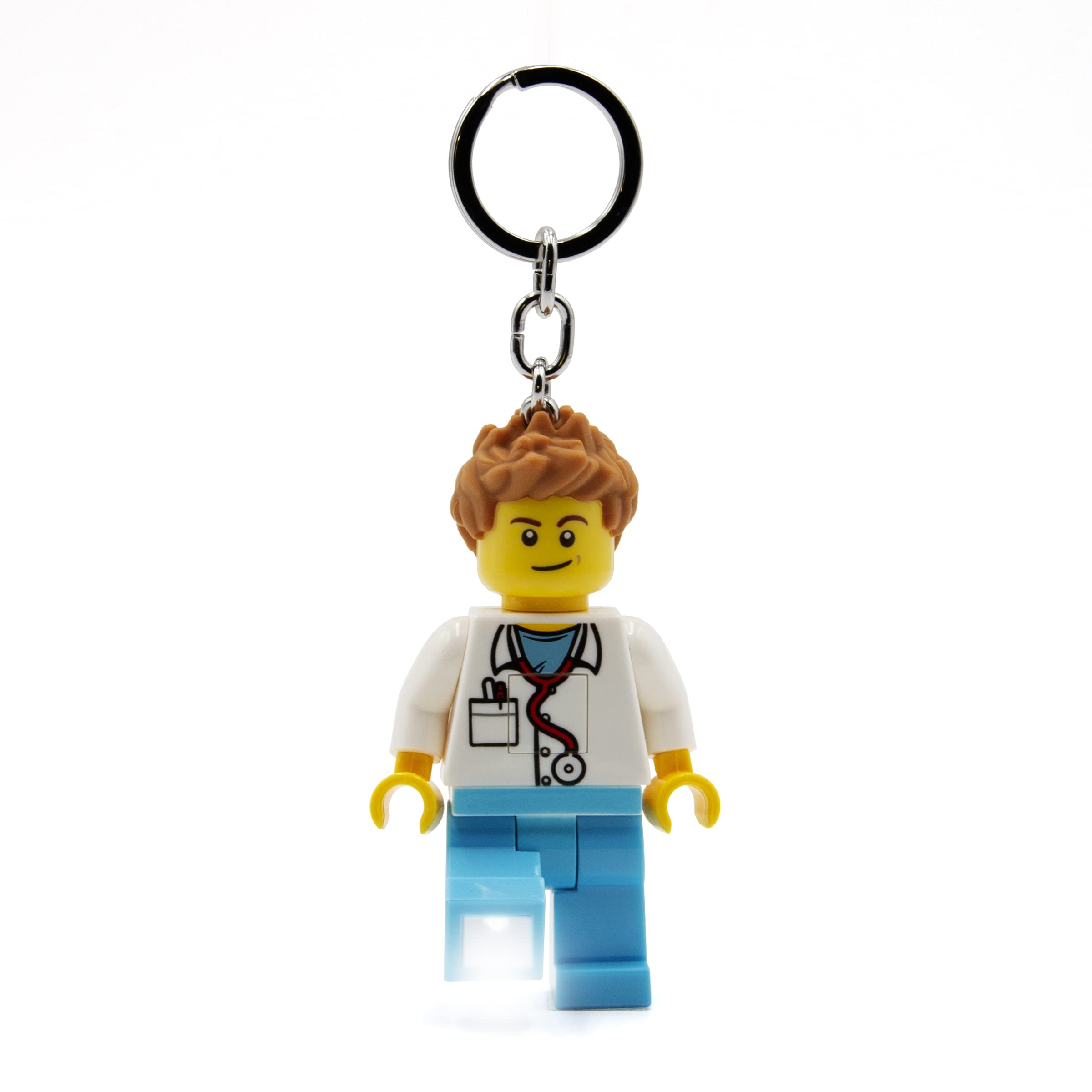 Llavero Lego Classic Doctor De 7,6 Cm Con Luz Led - Venta Internacional.