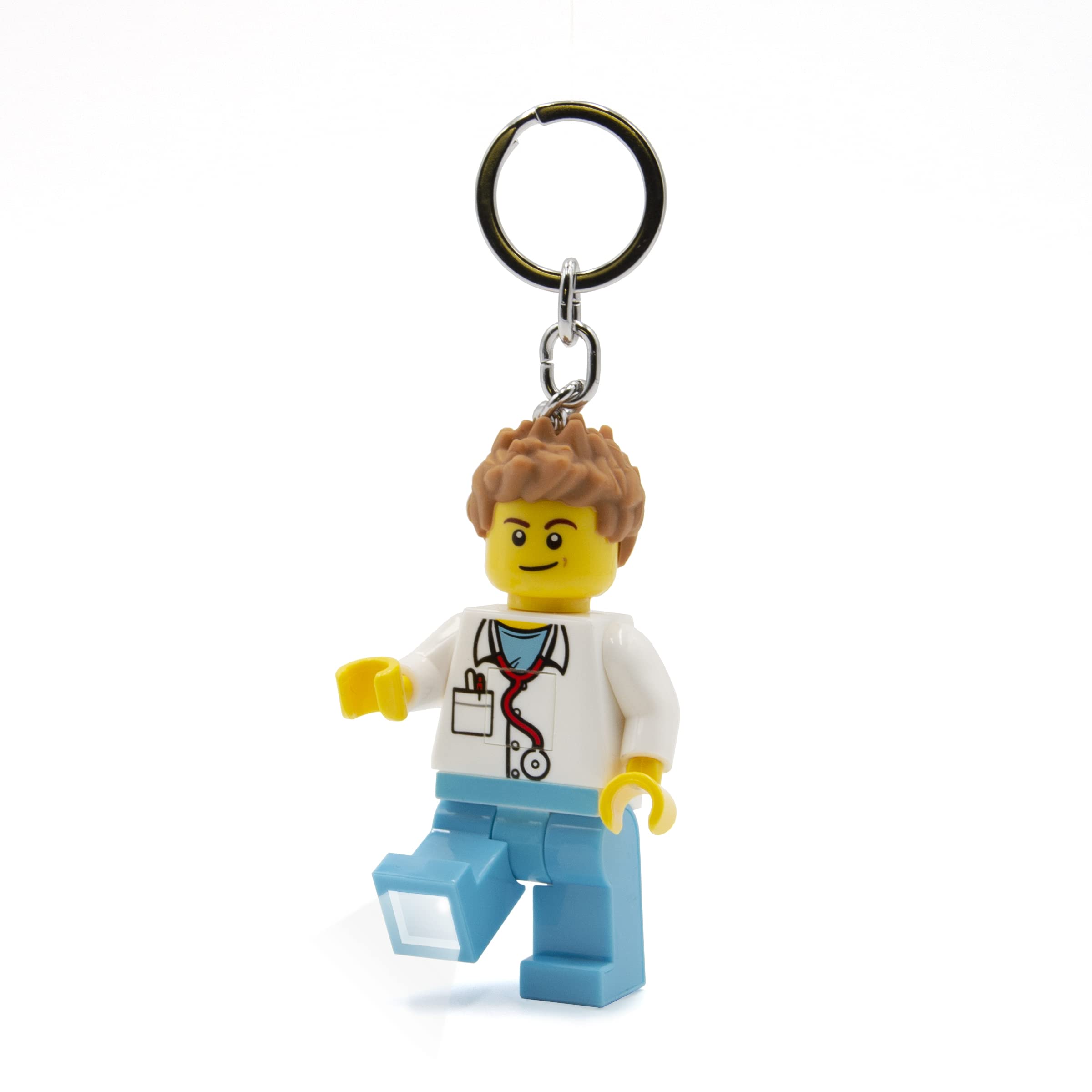 Foto 4 pulgar | Llavero Lego Classic Doctor De 7,6 Cm Con Luz Led - Venta Internacional.