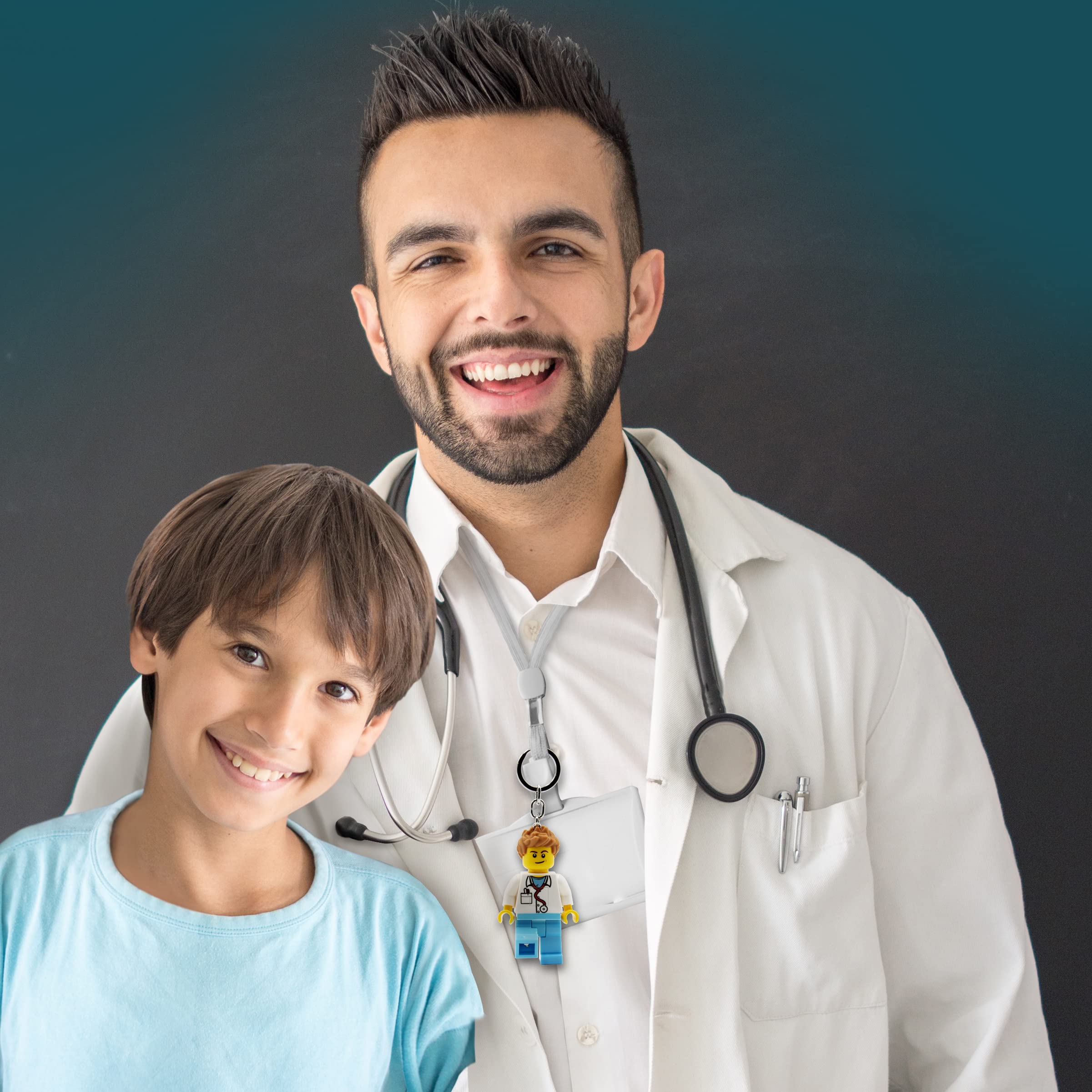 Foto 6 pulgar | Llavero Lego Classic Doctor De 7,6 Cm Con Luz Led - Venta Internacional.