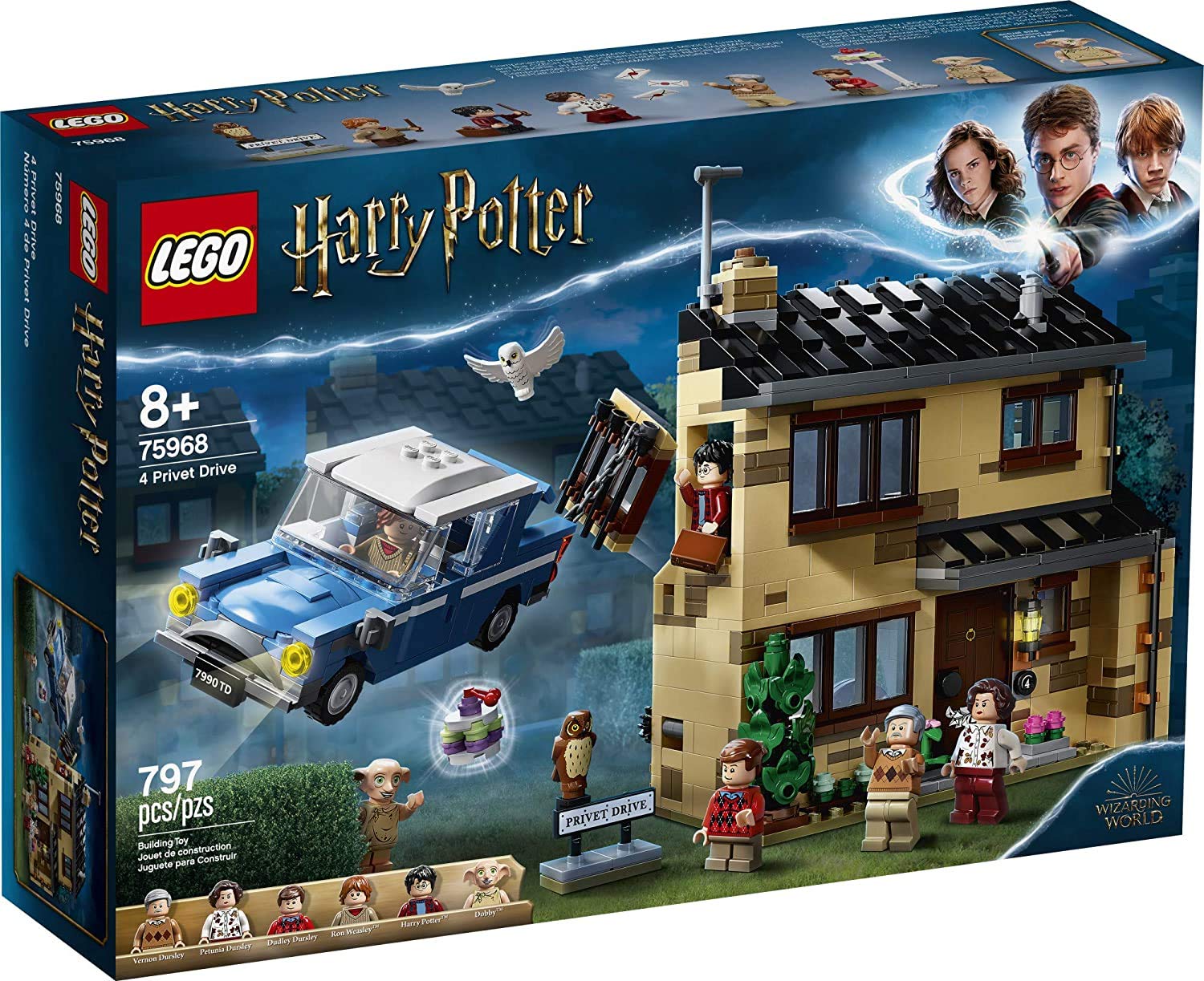 Foto 2 pulgar | Casa de Juguete Lego Harry Potter 4 Privet Drive 75968 Con Ford Anglia - Venta Internacional