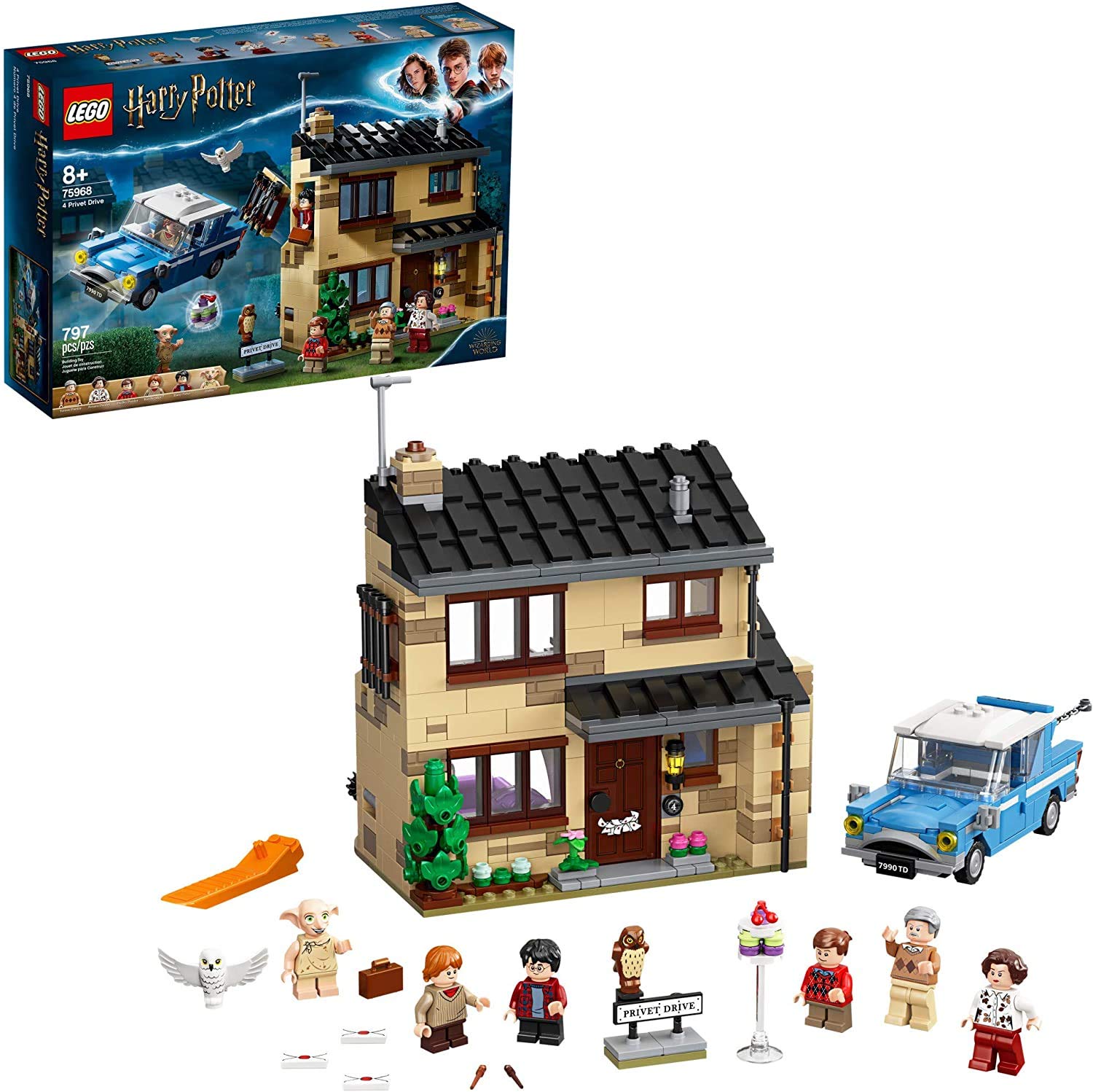 Foto 4 pulgar | Casa de Juguete Lego Harry Potter 4 Privet Drive 75968 Con Ford Anglia - Venta Internacional