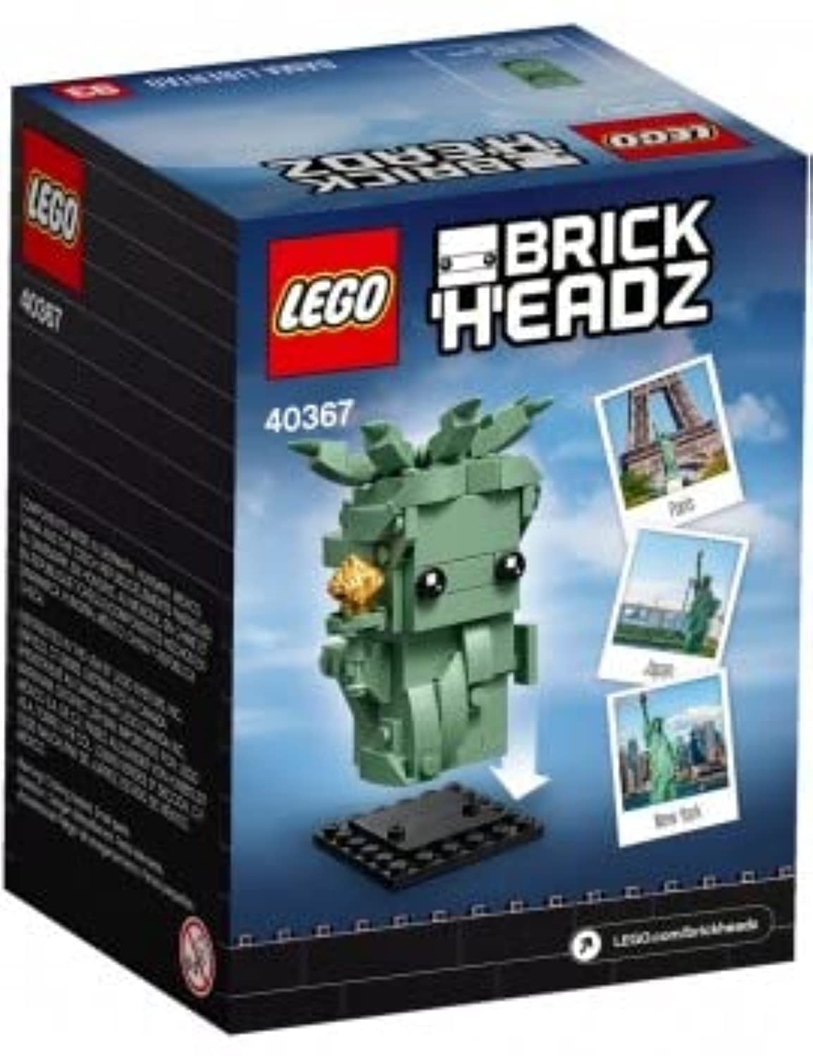 Foto 5 pulgar | Brickheadz Lego 40367 Estatua De La Libertad De Lady Liberty 153 Piezas - Venta Internacional.