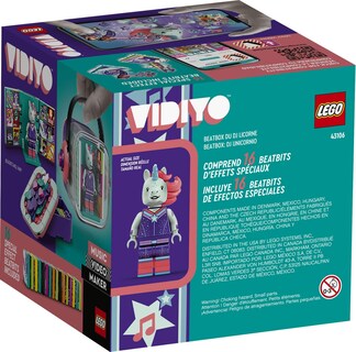 Foto 5 | Kit De Construcción Lego Vidiyo Unicorn Dj Beatbox 43106 84 Piezas - Venta Internacional.