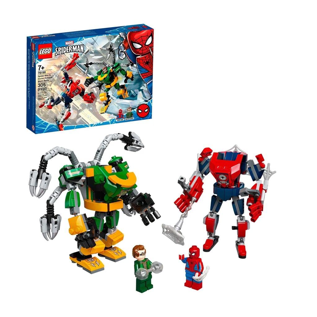 Foto 2 pulgar | Juguete de Construcción Lego Marvel Spider-man Spider-man Y Doctor Octopus Mech Battle 76198 305 Piezas - Venta In