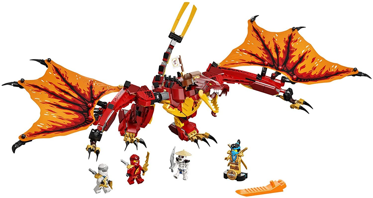 Foto 3 pulgar | Kit de Construcción Lego Ninjago Legacy Fire Dragon Attack 71753 - Venta Internacional