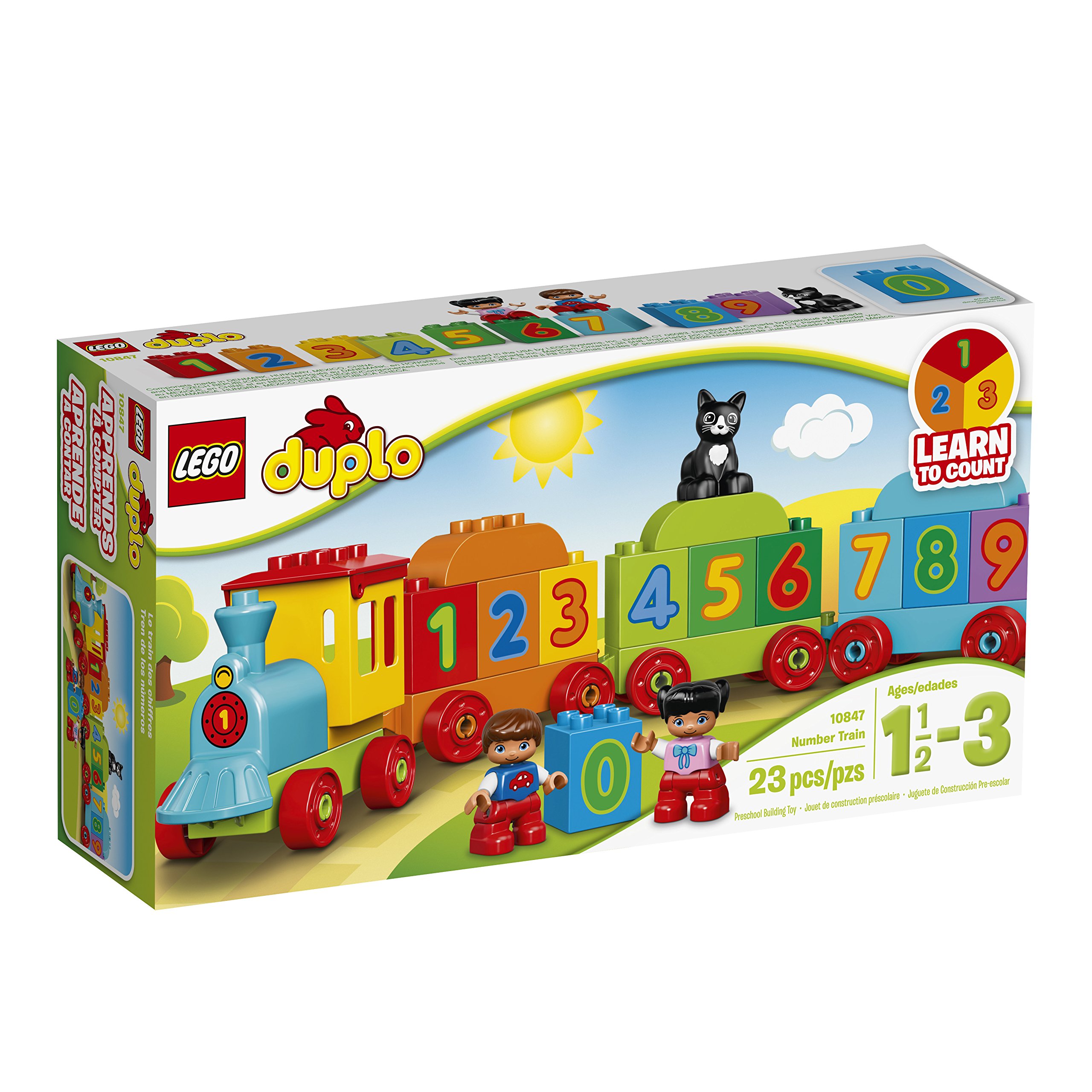 Foto 3 pulgar | Lego Duplo My First Number Train 10847 - Venta Internacional