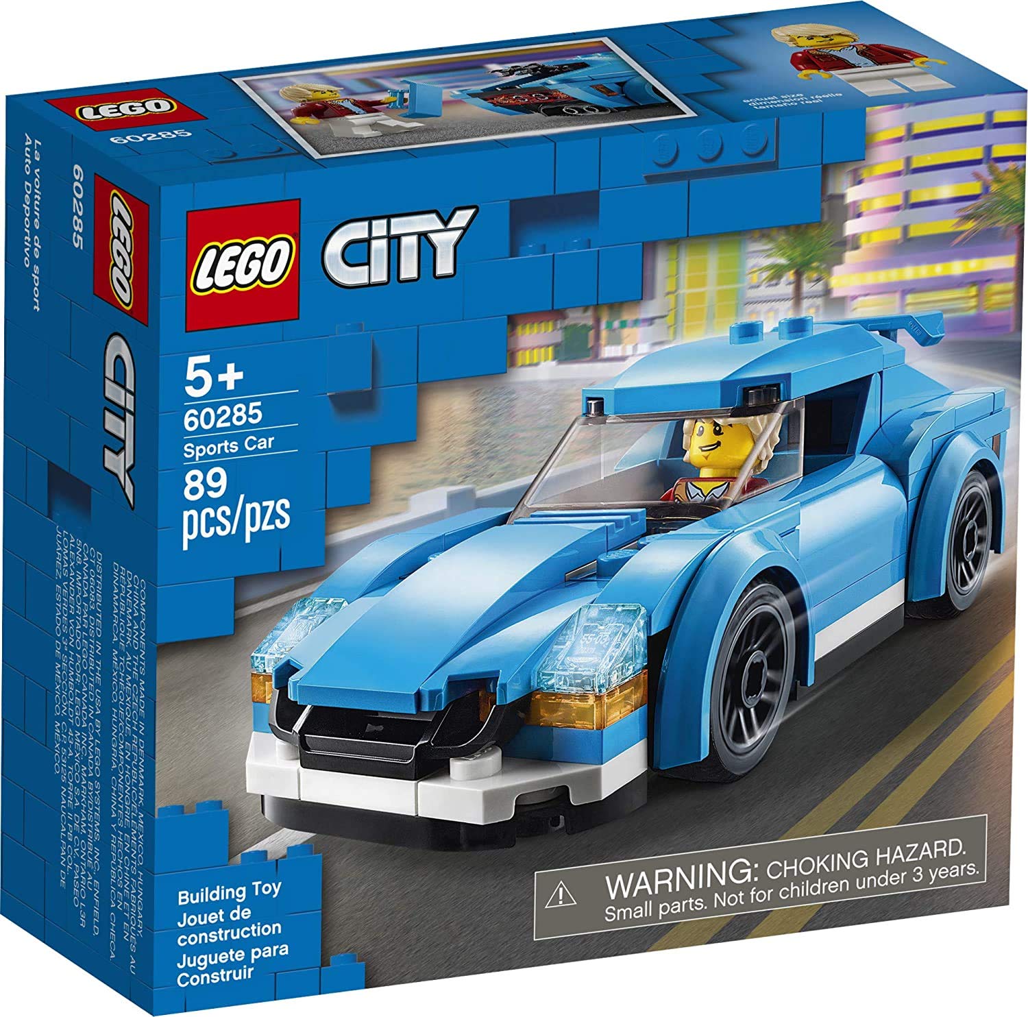 Kit De Construcción Lego City Sports Car 60285 Para Niños (89 Piezas) - Venta Internacional.