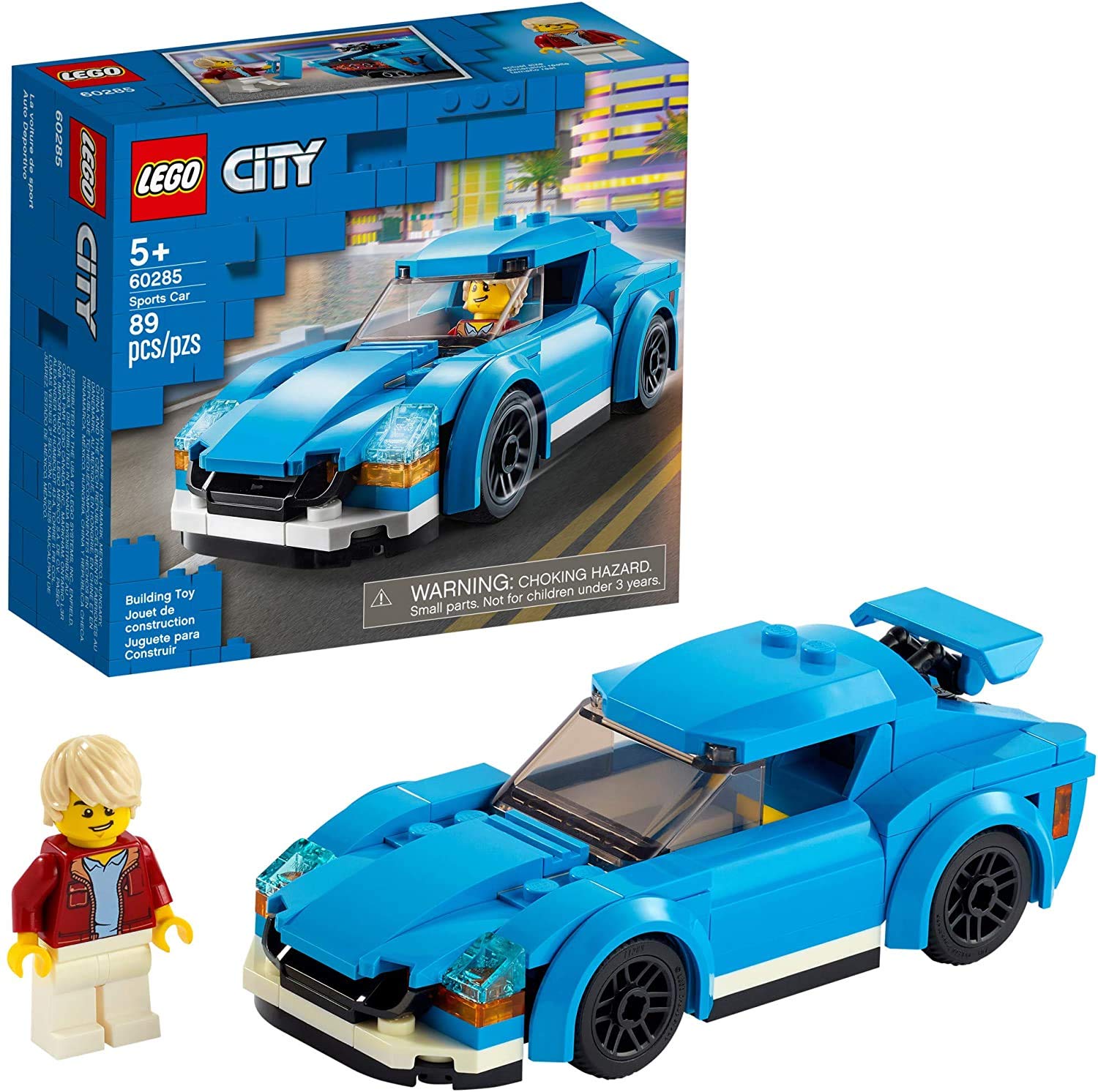 Foto 3 pulgar | Kit De Construcción Lego City Sports Car 60285 Para Niños (89 Piezas) - Venta Internacional.