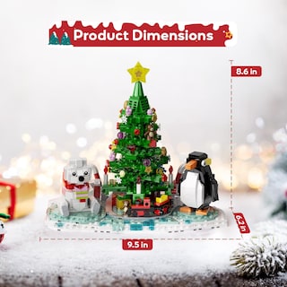 Foto 5 | Kit de Construcción de Árboles de Navidad Vonado Con Luces 802 Piezas - Venta Internacional