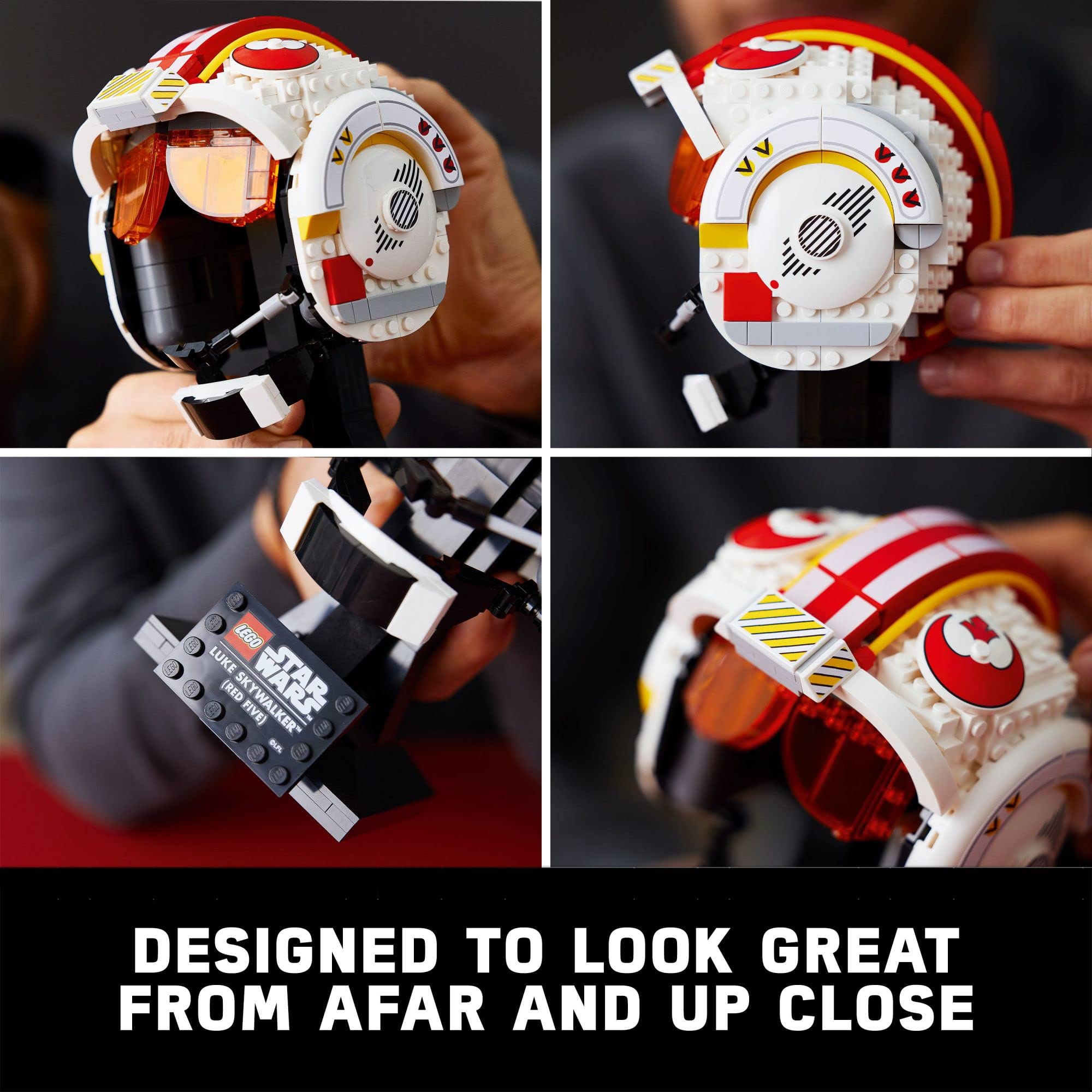 Foto 4 pulgar | Lego Star Wars Luke Skywalker Red 5 Helmet 75327 - Venta Internacional