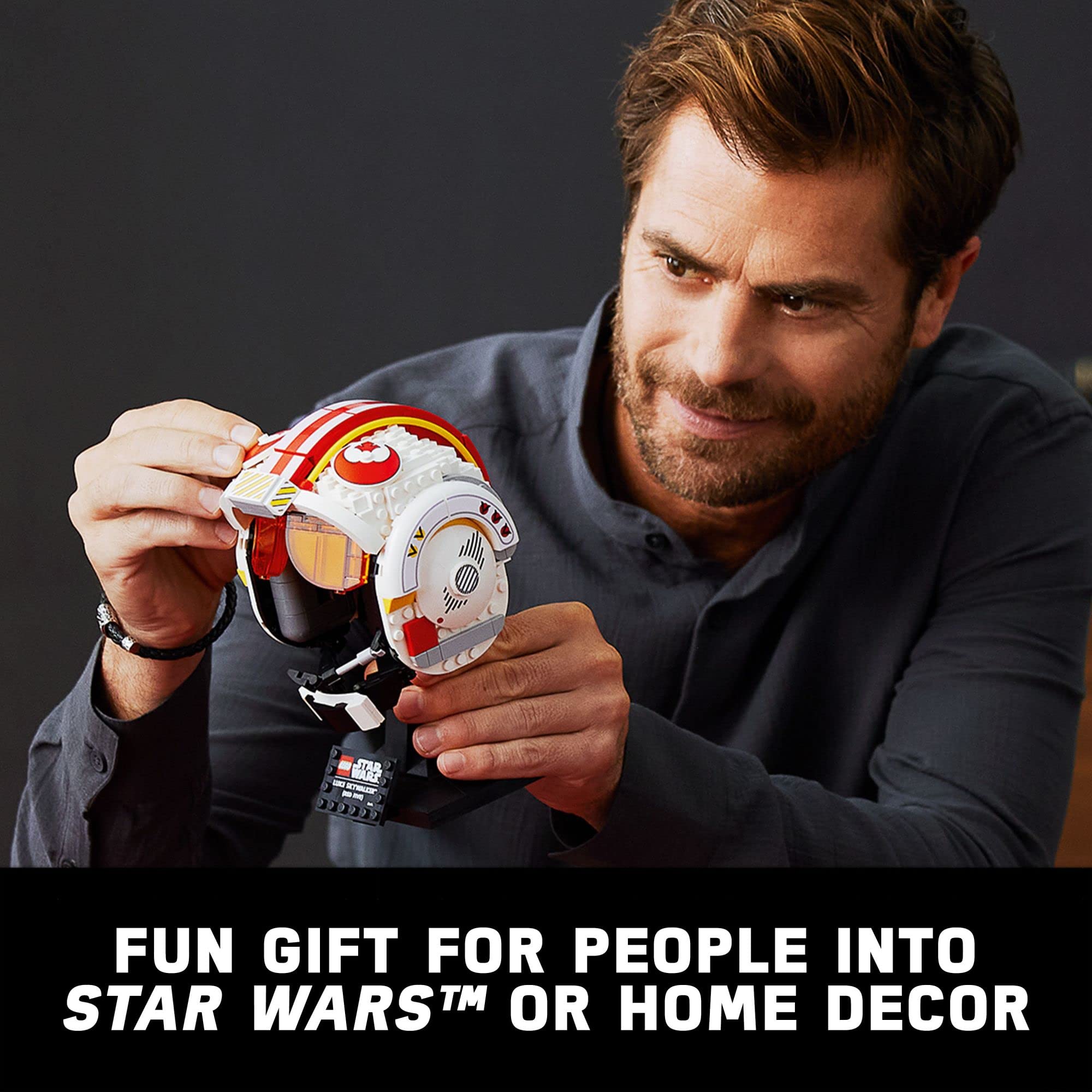 Foto 6 pulgar | Lego Star Wars Luke Skywalker Red 5 Helmet 75327 - Venta Internacional