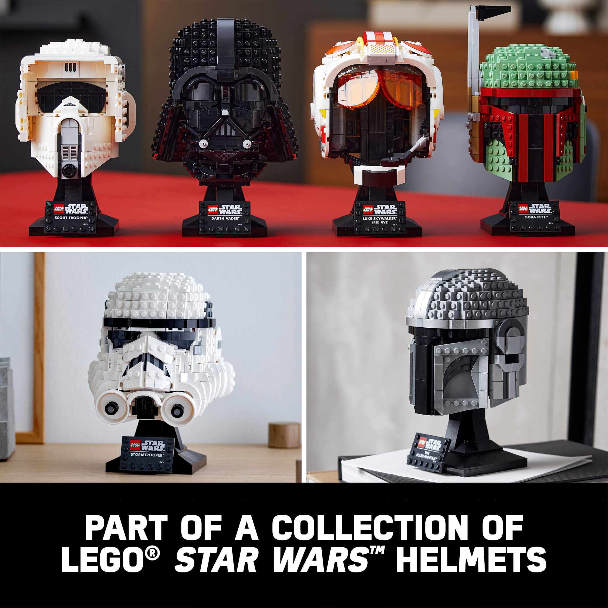 Foto 7 pulgar | Lego Star Wars Luke Skywalker Red 5 Helmet 75327 - Venta Internacional