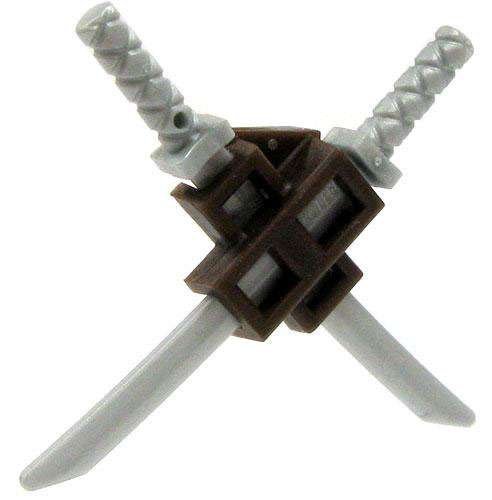 Foto 2 pulgar | Accesorio Lego Funda con 2 Espadas Katanas Plateadas para Minifiguras Lego - Venta Internacional