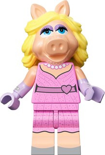 Foto 2 | Minifigura Lego De Juguete Muppets Serie 1 De Miss Piggy Minifig - Venta Internacional.