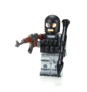 Foto 3 | Minifigura Lego Battle Brick Mercenary Soldier Genuine - Venta Internacional