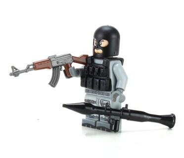 Foto 4 | Minifigura Lego Battle Brick Mercenary Soldier Genuine - Venta Internacional
