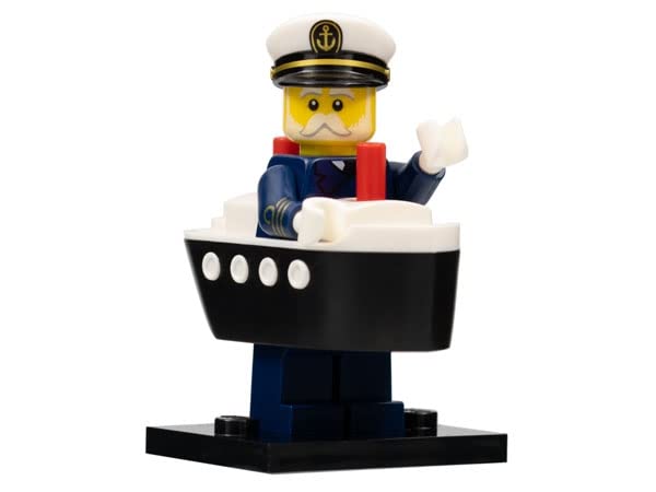 Minifigura Lego Ferry Captain Small Series 23 - Venta Internacional.