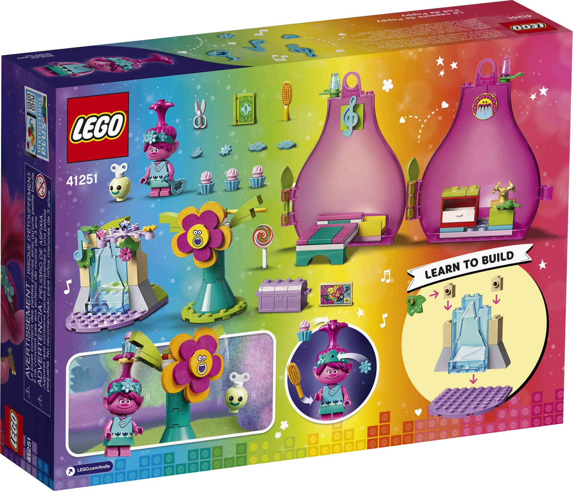 Foto 6 pulgar | Kit de Construcción Lego Trolls World Tour Poppy's Pod 41251 - Venta Internacional