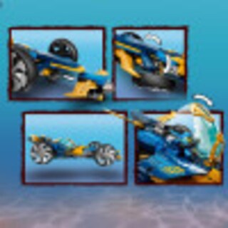 Foto 4 | Kit de Construcción Lego Ninjago Ninja Sub Speeder 71752 356 Piezas - Venta Internacional