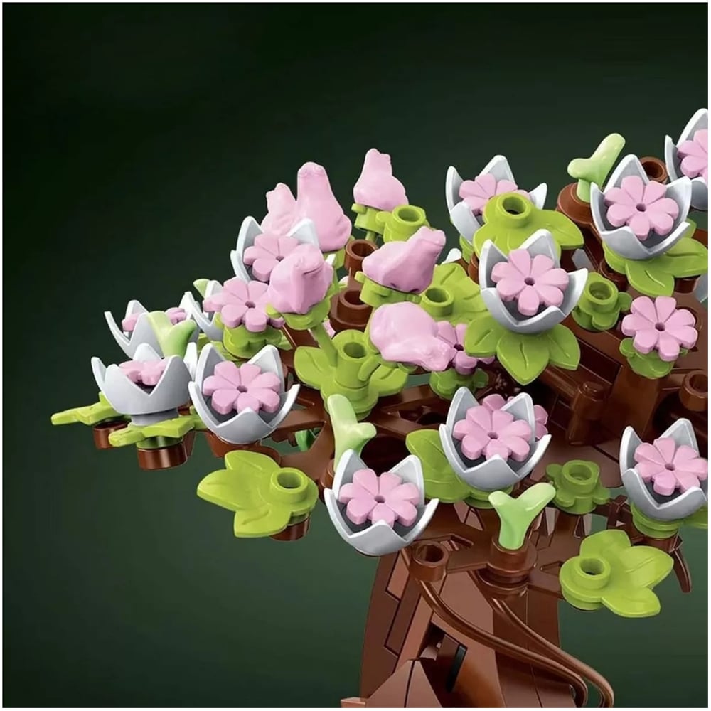 Foto 5 pulgar | Juego de Bloques De Construcción Toy Potted Cherry Bonsai 462 Piezas - Venta Internacional