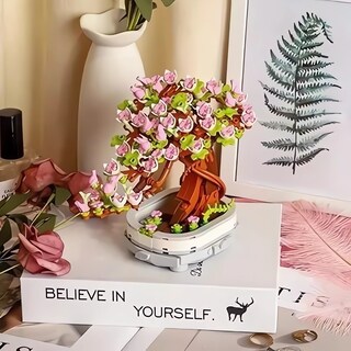 Foto 6 | Juego de Bloques De Construcción Toy Potted Cherry Bonsai 462 Piezas - Venta Internacional