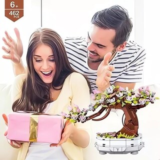 Foto 7 | Juego de Bloques De Construcción Toy Potted Cherry Bonsai 462 Piezas - Venta Internacional